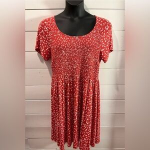 IN EVERY STORY – Red Floral Dress – Size X